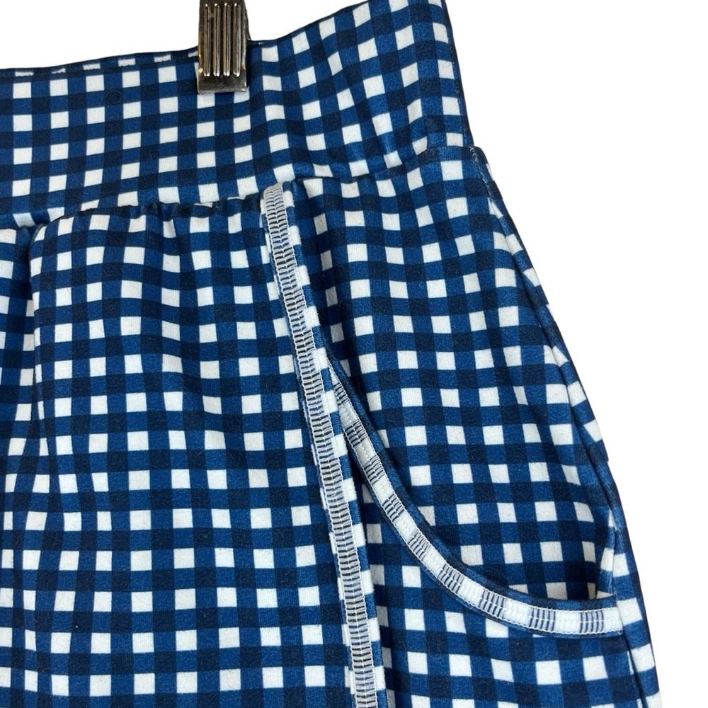 T by Talbots “On The Move” Wrap Skort Gingham Plaid Athleisure UPF 50+ Sz L - Picture 5 of 11